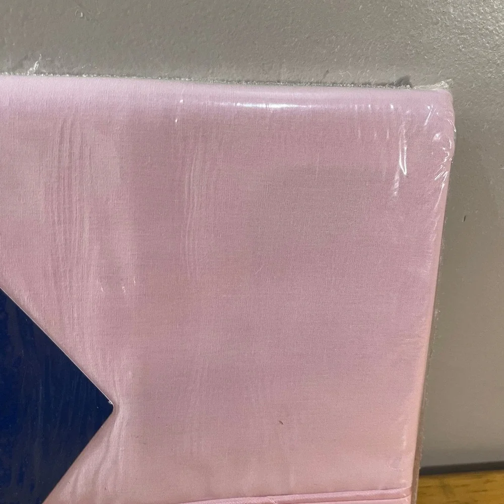 Vtg Cannon Classic Percale Full Flat Sheet Pink Solid 180 TC Made in USA NEW